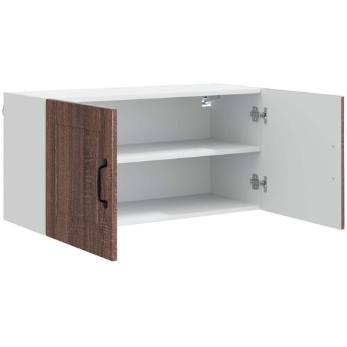  Ormar za Zid Smeđi hrast 80 x 31 x 40 cm Konstruirano drvo Slike