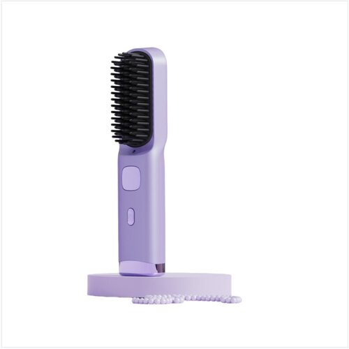 INF Brezžična USB-C krtača za ravnanje in kodranje las, 4 temperature Purple, (5000264890) Cene