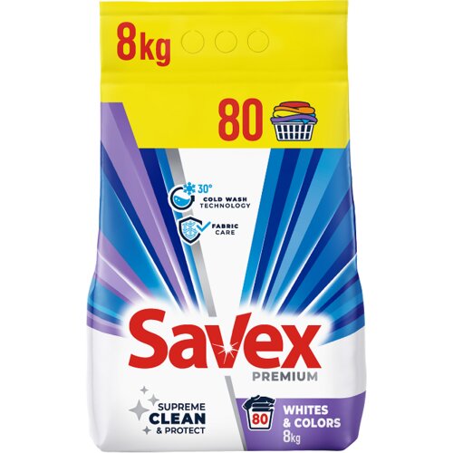 Savex prašak za veš whites & colors 8 kg Cene