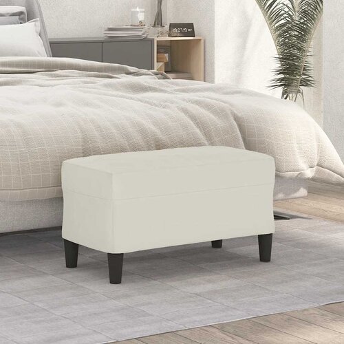  Klupa krem 70 x 35 x 41 cm baršunasta Cene
