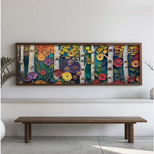 Wallity slika EMR023, 40 x 120 x 3 cm Cene