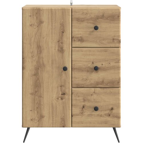  Kreveta Hrast artisan 66 x 34,5 x 90 cm Konstruirano drvo Slike