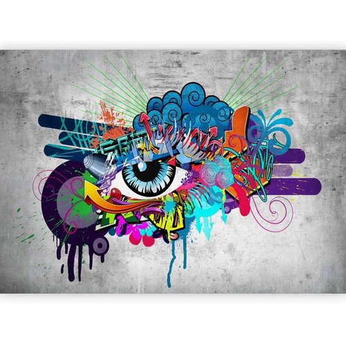  Foto tapeta - Graffiti eye 300x210 Cene