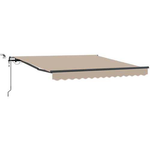  Tkanina za tende s Bež 350 x 250 cm Poliester Slike