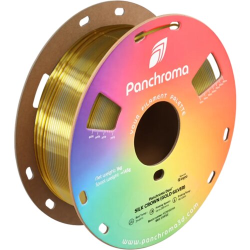 Polymaker Panchroma™ PLA Dual Silk Crown (Gold-Silver) - 1,75 mm / 1000 g Cijene