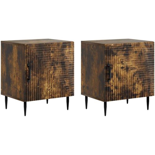  Nočna omarica 2 pcs Dimljen hrast 43 x 34,5 x 50 cm, (5000209563) Cene