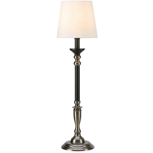 Markslöjd Crna/siva stolna lampa s tekstilnim sjenilom (visina 73 cm) Gent – Cijene