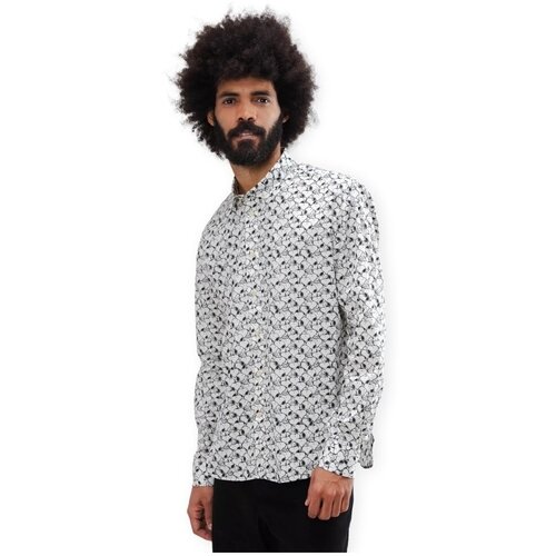 Brava Fabrics Srajce z dolgimi rokavi Peanuts B W Shirt - Ecru Bela Slike