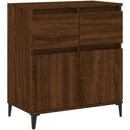 Maison Chic Komoda - Predalnik rjav hrast 60x35x70 cm inženirski les, (21718245) Slike