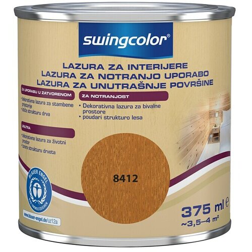 SWINGCOLOR Lazura za zaštitu drva (Tikovina, 375 ml, Na bazi vode) Cijene