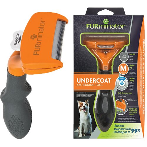 Furminator Alat za dugodlake pse 9-23 kg, Narandžasti Cene