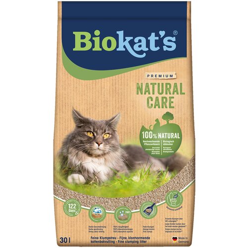 Biokats Natural Care pesek za mačke - 30 L Slike