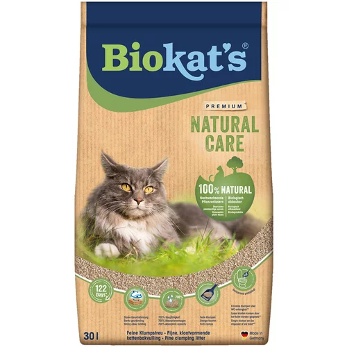 Biokats Natural Care pesek za mačke - 30 L