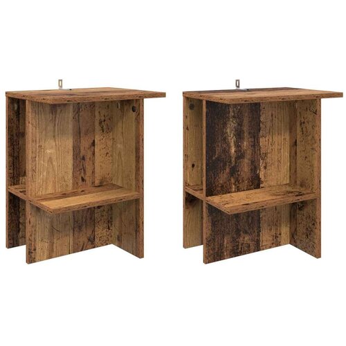  Klubska miza 2 pcs Star les 40 x 30 x 49 cm Inženirski les, (5000295396) Cene