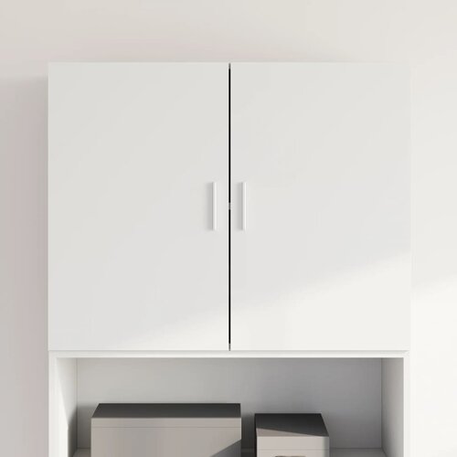 Furnova Stenska omarica bela 80x42,5x64 cm inženirski les, (21949654) Slike