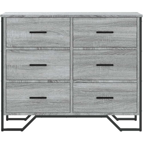 VidaXL Komoda boja hrasta sonome 91 x 35,5 x 74,5 cm konstruirano drvo Slike