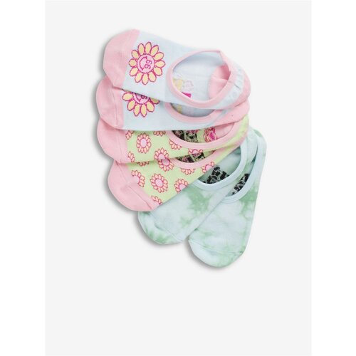 Vans Set of three pairs of women's socks in pink and light blue - Women Cene