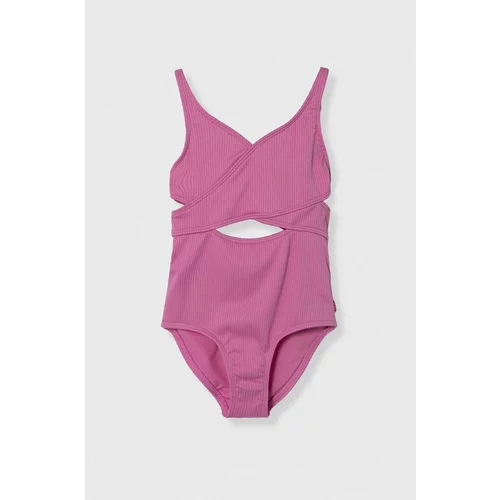 Abercrombie & Fitch Dječji jednodijelni kupaći kostim boja: ružičasta