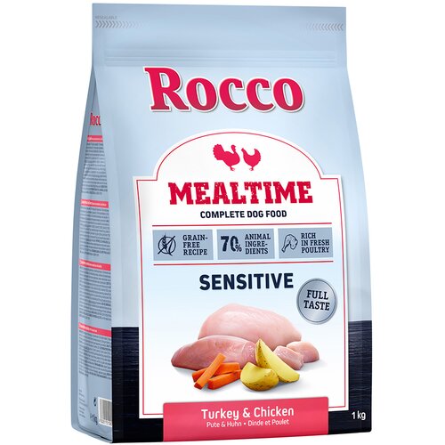 Rocco Mealtime Sensitive - puran & piščanec 5 x 1 kg Cene