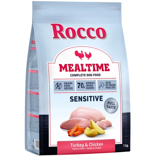 Rocco Mealtime Sensitive - puran & piščanec 5 x 1 kg