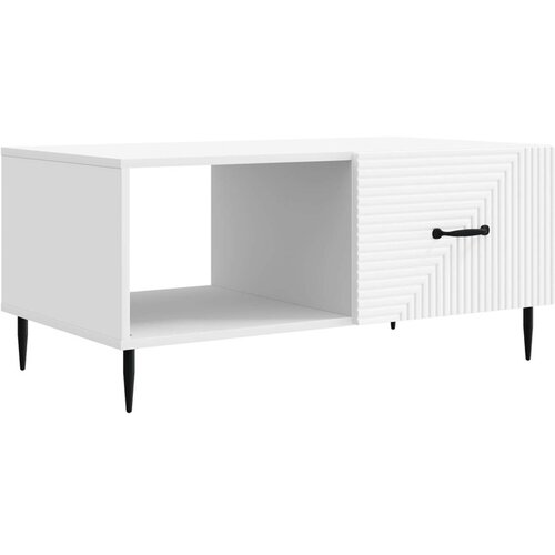 vidaXL Stolić za kavu Bijela 90 x 50 x 40 cm Konstruirano drvo - Bijela Cene