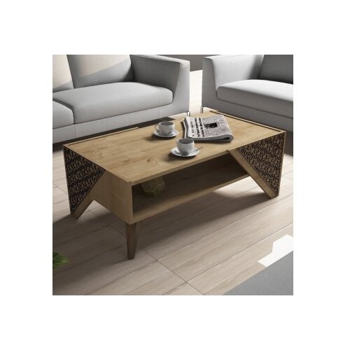 Hanah home Beryl Klub sto, 105x58x40cm, Smeđa Slike