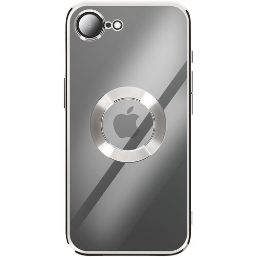 AVIZAR Silikonski ovitek s kromiranim robom za iPhone 17e, Srebrna, (5000274893) Cene