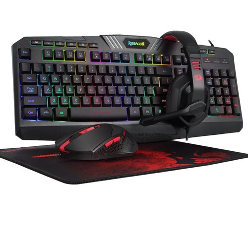 Redragon gaming set tastatura, slušalice, miš, podloga za miš S101 - ba - 2 Cene