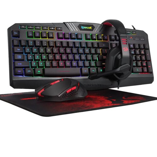 Redragon Gaming set tastatura, slušalice, miš, podloga za miš S101 - BA - 2 Slike