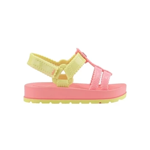 Zaxynina Sandali & Odprti čevlji Conectada Baby - Neon Pink / Light Gree Rožnata