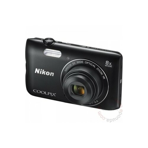 Nikon Coolpix A300 crni digitalni fotoaparat Slike