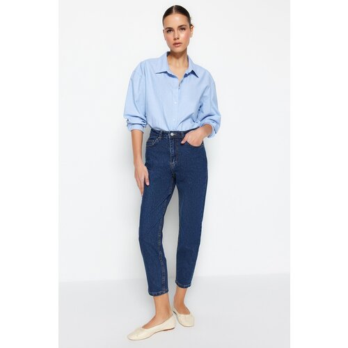 Trendyol Ženske kavbojke High Waist Mom Cene