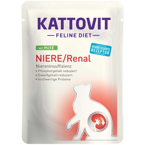 Kattovit Feline bubrezi / Renal Pouch 24 x 85 g - Puretina