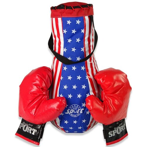  Dječji boksački set crveno-plavi 40cm Slike