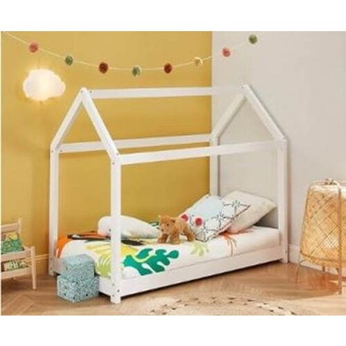 ABC Beds Design Krevet Kućica 190x90 Beli + Dušek od 14 cm Cene