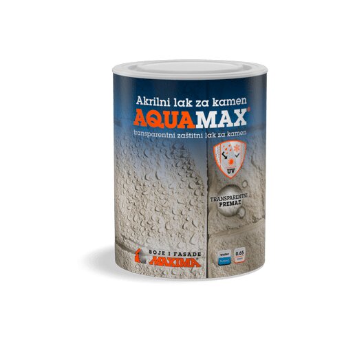 Maxima aquamax akrilni lak za kamen transparentni 0.65L Slike