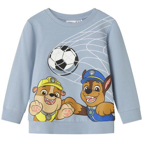Name it Sweater majica &amp;#039;NMMJAAKO PAW&amp;#039; golublje plava / karamela / žuta / bijela Slike