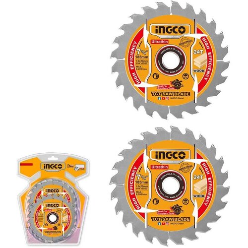 Ingco listovi kružne testere TSB1853, 185 mm, 2 kom Slike