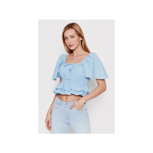DeeZee Bluza Feeria 24850 Modra Regular Fit Slike