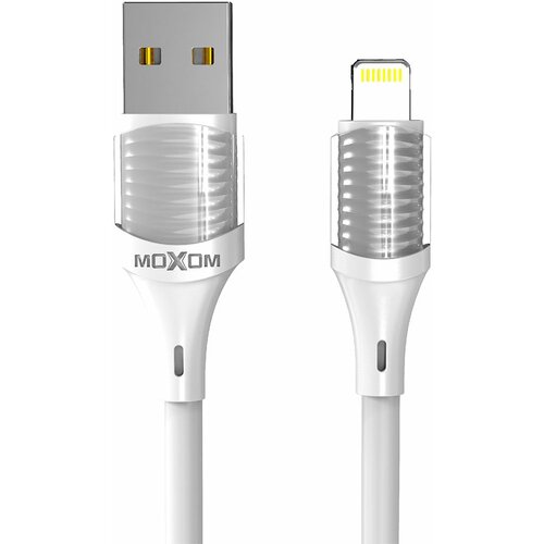 Moxom USB data kabl MX-CB109 3A Lightning 1m/ bela Slike