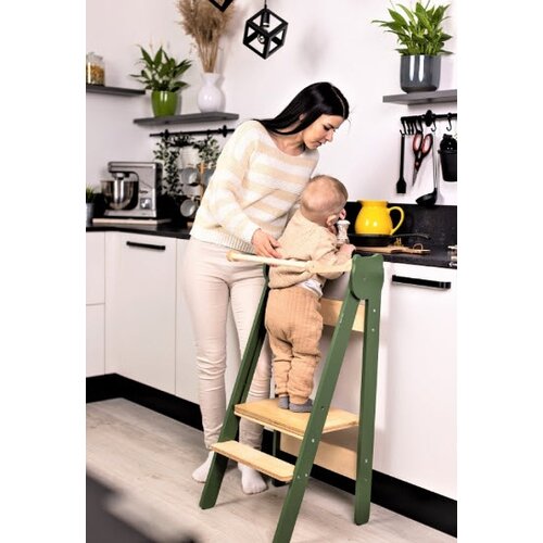 ToddlerInFamily MONTESSORI ZLO�LJIV POMAGAL�EK (VE� BARV)-Natur/Zelena Cene