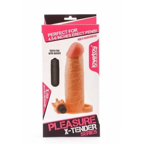 Lovetoy Vibracijski PodaljŠek Penisa Pleasure X-tender #1