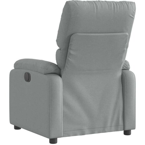 VidaXL Naslonjač za noge svijetlo sive tkanine Slike