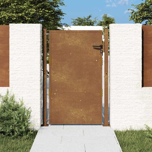  Vrtna vrata 100x125 cm Corten čelik Cijene
