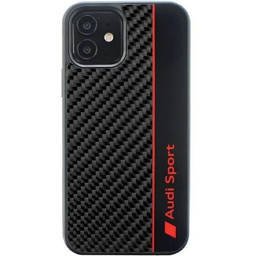Audi OVITEK CARBON FIBER STRIPE CASE ZA IPHONE 11 XR ČRN, (21911144) Cene