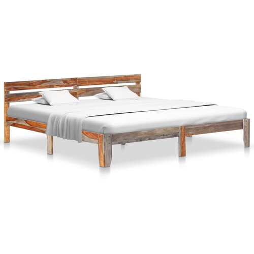  Posteljni okvir iz trdnega palisandra 200x200 cm Slike