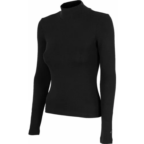 4f LONGSLEEVE Ženska majica, crna, veličina