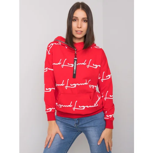 RELEVANCE Sweatshirt-RV-BL-7127.27-red