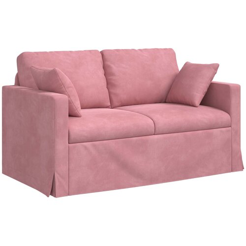 Set sofe 2 pcs Ružičasta 138 x 78 x 80 cm Bar&amp;scaron;un Slike