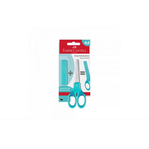 Faber-Castell Makaze Grip turquise 181554 Slike